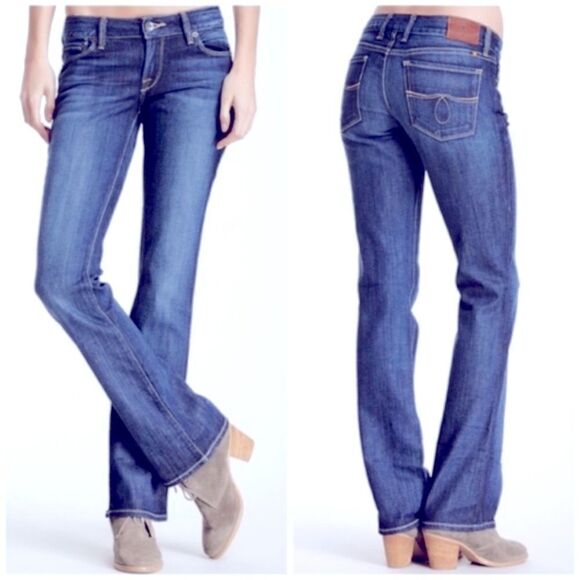 Lucky Brand Medium Wash Classic Lola Boot Jeans 0 - Picture 1 of 5